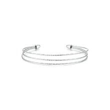 Load image into Gallery viewer, 925 Sterling Silver Simple Fashion Multi Layer Bangle
