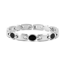 Load image into Gallery viewer, Fashion Stainless Steel Bracelet (with Carbon Fiber and Magnet)