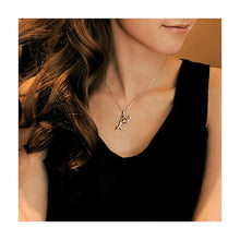 Load image into Gallery viewer, Lovely Dolphin Pendant with Golden and Silver Austrian Element Crystals