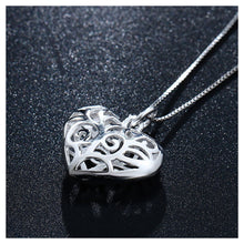 Load image into Gallery viewer, 925 Sterling Silver Heart Pendant with Necklace