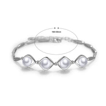 Load image into Gallery viewer, 925 Sterling Silver Mother&#39;s Day Freshwater Pearl Bracelet