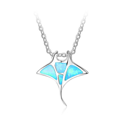 925 Sterling Silver Whale Pendant with Necklace