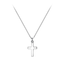 Load image into Gallery viewer, 925 Sterling Silver Cross Pendant with Necklace