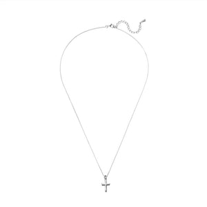 925 Sterling Silver Cross Pendant with Necklace