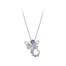 Load image into Gallery viewer, 925 Sterling Silver Fashion Scorpio Pendant with Austrian Element Crystal and Necklace - Glamorousky