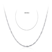 Load image into Gallery viewer, Fashion Simple Plated Platinum Water Wave Necklace - Glamorousky