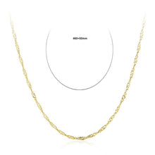 Load image into Gallery viewer, Fashion Simple Plated Gold Water Wave Necklace - Glamorousky