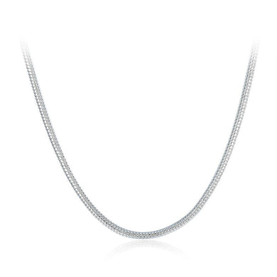 Fashion Simple 2MM Snake Necklace 50cm - Glamorousky