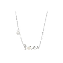 Load image into Gallery viewer, 925 Sterling Silver Simple Romantic Love Freshwater Pearl Necklace