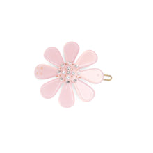 Load image into Gallery viewer, Fashion Simple Light Pink Flower Hair Clip with Cubic Zirconia
