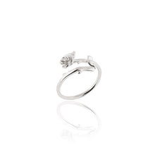 Load image into Gallery viewer, 925 Sterling Silver Fashion Romantic Rose Adjustable Opening Ring