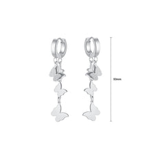 Load image into Gallery viewer, Fashion and Elegant 316L Stainless Steel Butterfly Tassel Earrings