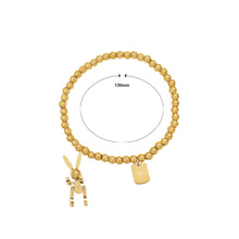 Load image into Gallery viewer, Simple Personality Plated Gold 316L Stainless Steel Mechanical Rabbit Square Bracelet