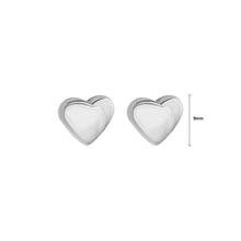 Load image into Gallery viewer, Simple Fashion 316L Stainless Steel Heart Stud Earrings