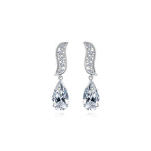 Load image into Gallery viewer, Fashion Simple Geometric Water Drop Earrings with Cubic Zirconia
