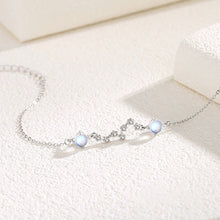 Load image into Gallery viewer, 925 Sterling Silver Fashion Temperament Big Dipper Moonstone Bracelet with Cubic Zirconia