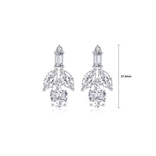 Load image into Gallery viewer, Fashion and Elegant Geometric Stud Earrings with Cubic Zirconia