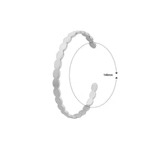 Load image into Gallery viewer, Fashion Simple 316L Stainless Steel Ellipse Stitching Geometric Circle Open Bangle