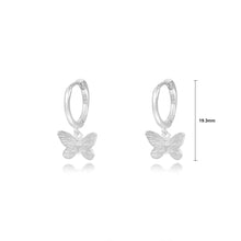 Load image into Gallery viewer, 925 Sterling Silver Fashion Simple Butterfly Earrings