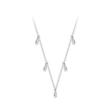 Load image into Gallery viewer, 925 Sterling Silver Fashion Simple Irregular Pattern Water Drop-shaped Necklace
