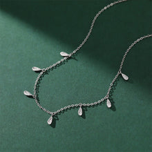 Load image into Gallery viewer, 925 Sterling Silver Fashion Simple Irregular Pattern Water Drop-shaped Necklace