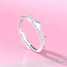 Load image into Gallery viewer, 925 Sterling Silver Fashion and Creative Unicorn Mother-of-pearl Adjustable Ring