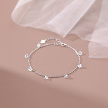 Load image into Gallery viewer, 925 Sterling Silver Simple and Fashion Geometric Cubic Zirconia Bracelet