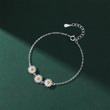 Load image into Gallery viewer, 925 Sterling Silver Fashion Sweet Daisy Bracelet