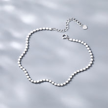 Load image into Gallery viewer, 925 Sterling Silver Simple and Fashion Geometric Round Chain Anklet