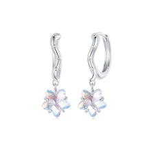 Load image into Gallery viewer, 925 Sterling Silver Fashion Simple Starfish Earrings with Cubic Zirconia