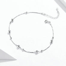 Load image into Gallery viewer, 925 Sterling Silver Simple and Fashion Geometric Ball Anklet