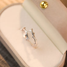 Load image into Gallery viewer, 925 Sterling Silver Simple Vintage Branch Thorn Adjustable Open Ring