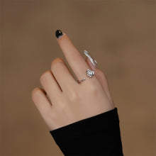 Load image into Gallery viewer, 925 Sterling Silver Romantic and Fashion Rose Adjustable Open Ring