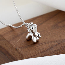 Load image into Gallery viewer, 925 Sterling Silver Simple Cute Balloon Puppy Pendant with Necklace