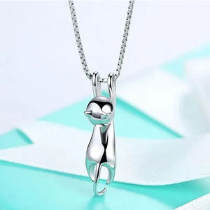 Fashion and Simple Cute Cat Pendant with Necklace