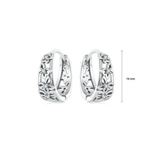 Load image into Gallery viewer, 925 Sterling Silver Fashion Creative Butterfly Hollow Earrings