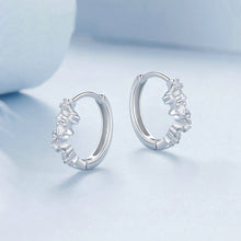 Load image into Gallery viewer, 925 Sterling Silver Fashion and Bright Starry Earrings with Cubic Zirconia