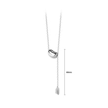 Load image into Gallery viewer, 925 Sterling Silver Fashion Simple Small Gold Bean Tassel Pendant with Necklace