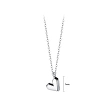 Load image into Gallery viewer, 925 Sterling Silver Simple and Cute Heart-shaped Pendant with Necklace