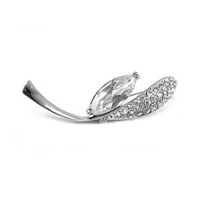 Load image into Gallery viewer, Elegant Brooch with Silver Austrian Element Crystal