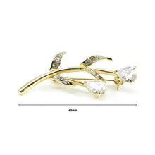 Load image into Gallery viewer, Elegant Brooch with Austrian Element Crystals