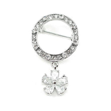 Load image into Gallery viewer, Elegant Brooch with Austrian Element Crystals