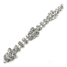 Load image into Gallery viewer, Elegant Flower Bracelet with Silver Austrian Element Crystal