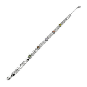 Elegant Bracelet with Multi-color Austrian Element Crystal