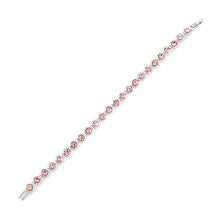 Load image into Gallery viewer, Cutie Dots Bracelet with Pink Austrian Element Crystals