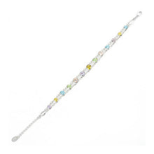 Load image into Gallery viewer, Glistening Bracelet with Multi Color Austrian Element Crystals