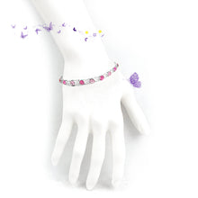 Load image into Gallery viewer, Glistening Bracelet with Pink Austrian Element Crystals