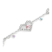 Load image into Gallery viewer, Great Affection Bracelet with Silver and Multi Color Austrian Element Crystals