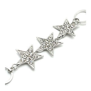 Silver Star Bracelet with Austrian Element Crystals