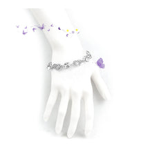 Load image into Gallery viewer, Sparkling Heart Bracelet with Silver Austrian Element Crystals